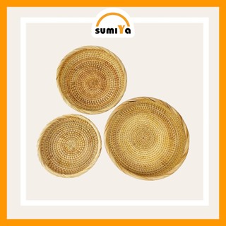 Rổ mây xiên, bát mây SUMIYA dùng để trái cây, thức ăn, decor, trang trí, sản phẩm tự nhiên