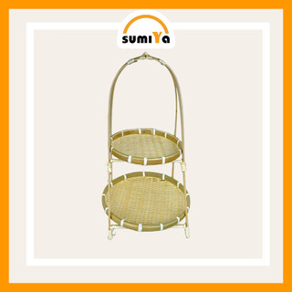Mẹt tre tầng SUMIYA dùng để trái cây, bánh kẹo, decor, trang trí