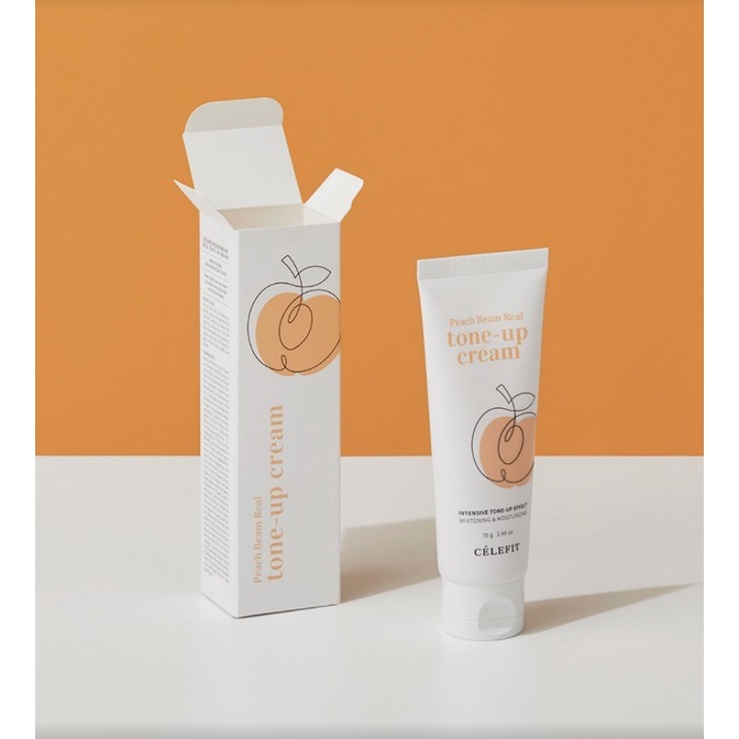 Sample Kem Dưỡng Trắng Da Nâng Tone Chiết Xuất Từ Đào Célefit Peach Beam  Real Tone-up Cream 1g | Shopee Việt Nam