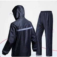 Áo Mưa Bộ Cao Cấp Có Phản Quang Vải  poly Loại Vải Cực Dày Cho Cả Nam Và Nữ