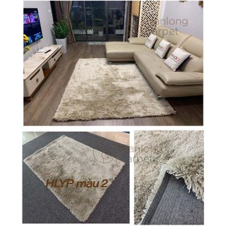 [H] Thảm lông dài trải sàn HLYP kết hợp từ 3 loại sợi tạo mềm mại, độ bền cao, chống thấm nước