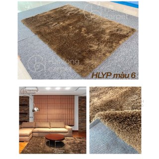 [H] Thảm lông dài trải sàn HLYP kết hợp từ 3 loại sợi tạo mềm mại, độ bền cao, chống thấm nước