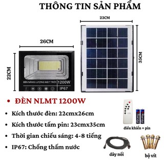 Ảnh 2 – Đèn Năng Lượng Mặt Trời Siêu Sáng Hegami Công Suất 1200W