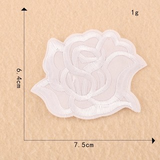 Sticker Ủi Thêu Hình Hoa Hồng Nhiều Màu Sắc Size M