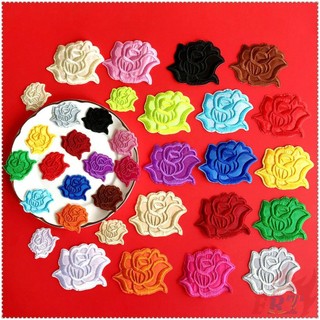 Sticker Ủi Thêu Hình Hoa Hồng Nhiều Màu Sắc Size M