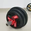 Tạ đĩa, tạ bánh gang bọc cao su phi 50mm KINGBOX - 5kg/ bánh