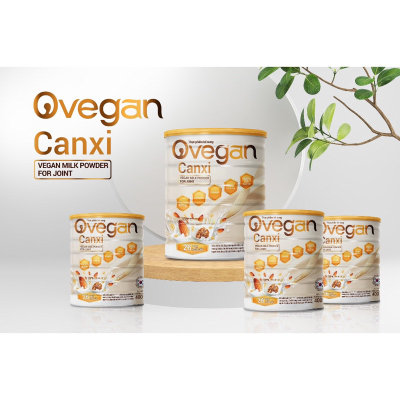 Sữa Ovegan canxi - Tốt cho xương khớp hộp 850gram date mới