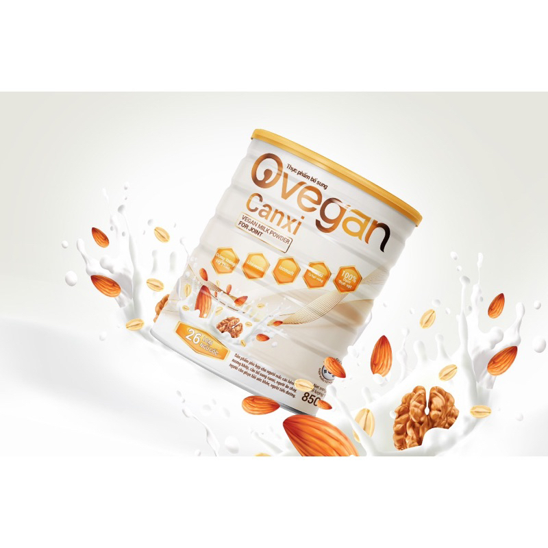 Sữa Ovegan canxi - Tốt cho xương khớp hộp 850gram date mới
