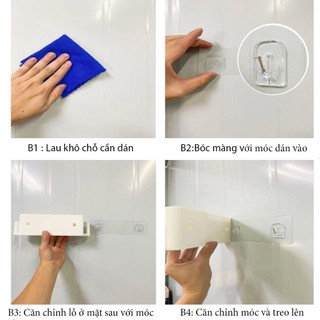 Kệ treo bàn chải đánh răng HOME có nắp đậy dán tường ,Kệ phòng tắm bàn chải không có cốc