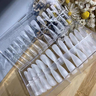 Móng úp vỉ phom thang , nhọn , ngắn các loại- hộp 260 móng loại mỏng dẻo đủ size số
