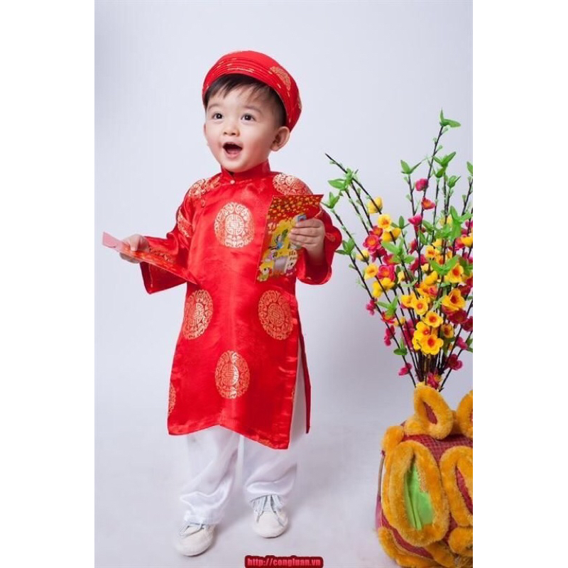 áo dài cho bé nam từ 10tháng đưen 15tuỏi