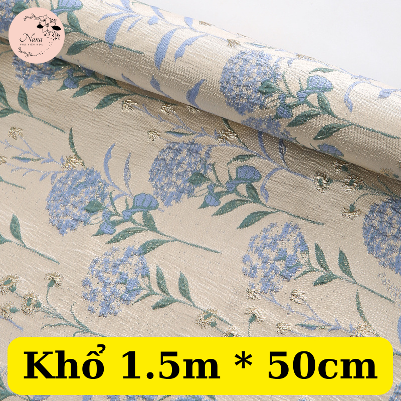 Vải Dạ Tweet Kẻ Sọc Caro Khổ To 1m545cm Làm Bó Hoa Tươi Hoa Sáp