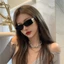 Kính râm mát nữ nam thời trang cá tính phong cách retro Hàn Quốc chống UV400 và tia bức xạ đẹp giá rẻ HANASO 278
