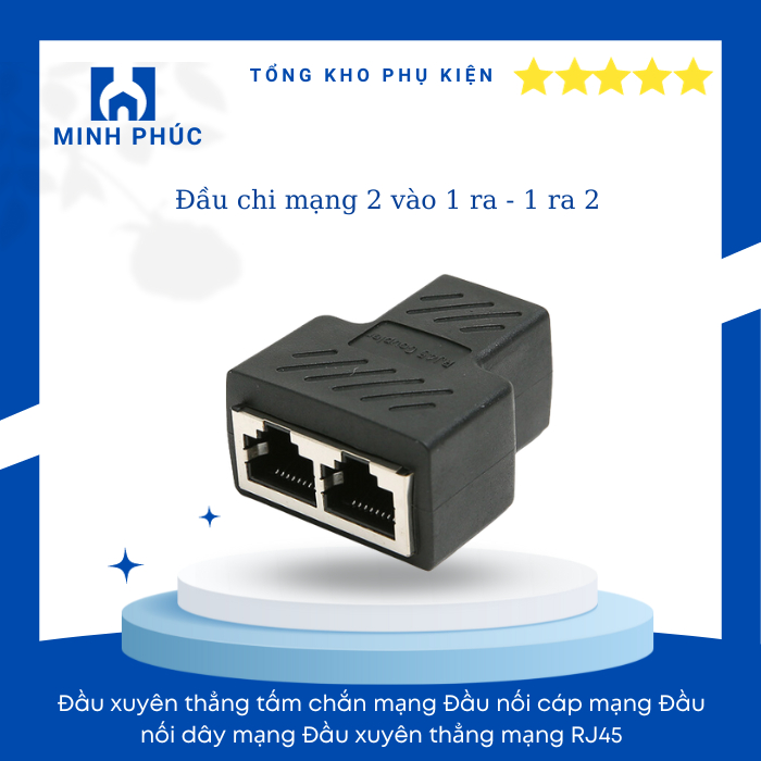 Đầu chia mạng Ethernet Rj45 1 đầu vào 2 đầu ra chuyên dụng | Shopee ...
