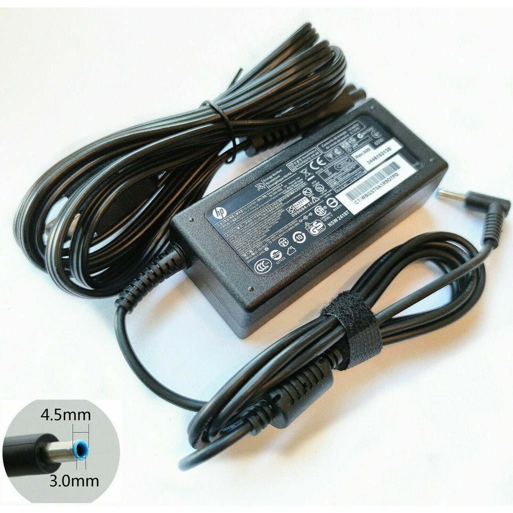 Sạc HP chân kim nhỏ xanh 19.5v 3.33a 90W Pavilion Chromebook Stream Spectre Zin NEW 100%