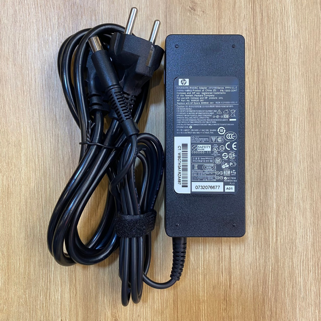 Sạc Laptop HP chân kim nhỏ / sạc HP chân kim to 45W / 65W / 90W, cục sạc HP, sạc máy tính HP, dây sạc máy tính HP New