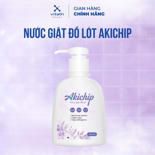 Nước Giặt Đồ Lót Akichip Giúp Khử Mùi Dịu Nhẹ, An Toàn Cho Da Nhạy Cảm 120ml