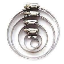 5 chiếc đai xiết, Cổ dê, Quai nhê inox 304 đường kính từ 6mm đến 114mm