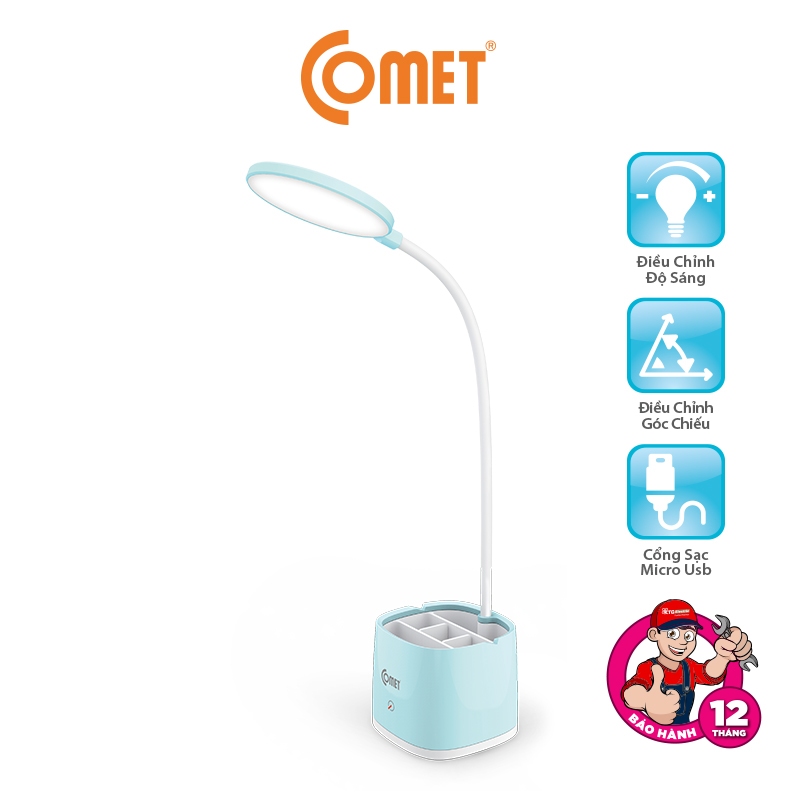 Ảnh Đèn bàn sạc Led COMET CT178 công suất 3W, có ngăn đựng dụng cụ 2