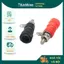Jack bắp chuối cái 4mm 1 đôi đen + đỏ chất lượng cao.
