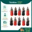 Jack bắp chuối cái 4mm 1 đôi đen + đỏ chất lượng cao.