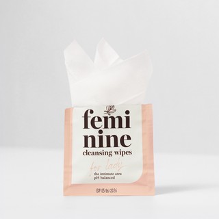Khăn ướt vệ sinh vùng kín phụ nữ EcoWipes gói 1 tờ travel size hương hoa Daisy