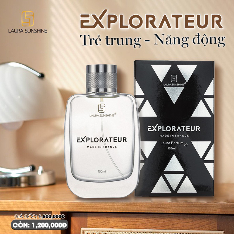 Nước Hoa Nhật Kim Anh No 4 - Explorateur Thể Thao Trẻ Trung Năng Động