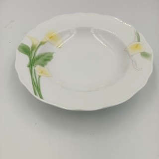 Đĩa Sứ  Hoa Vàng  Hàng Nhập Khẩu Cao Cấp