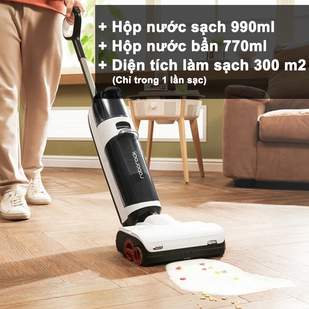 Máy hút bụi cầm tay lau sàn khô và ướt Roborock Dyad Pro - Lực hút 17000Pa - Bản quốc tế - Bảo hành 18 tháng | Shopee Việt Nam