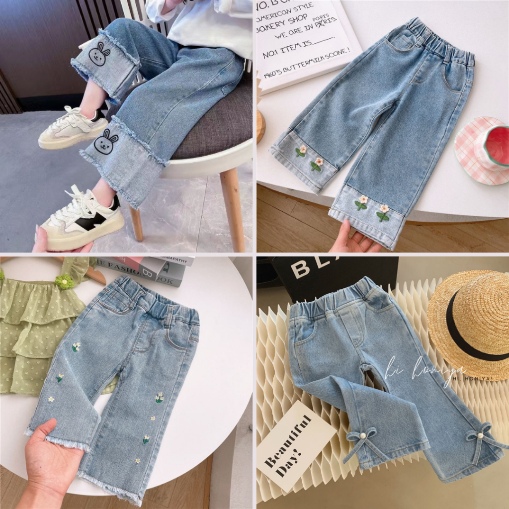 BST Quần Jean Dài MD1918/MD1919 Cho Bé Gái 2-8 Tuổi - Jumping Beans Official Store