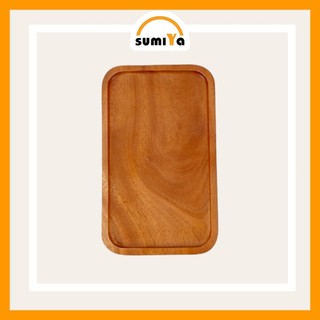 Khay gỗ chữ nhật khay gỗ tròn khay decor đựng thức uống bánh kẹo trái cây- Sumiya