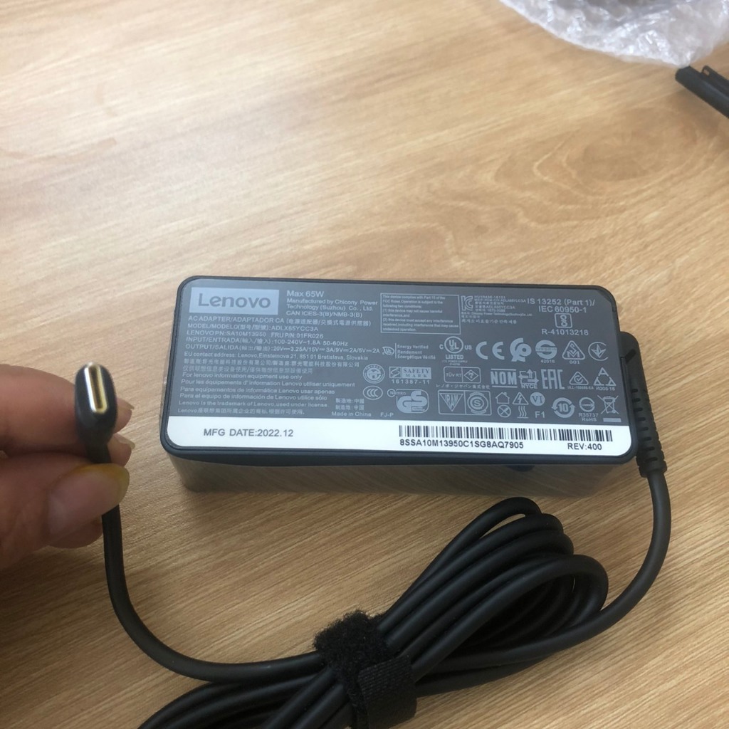 SẠC LENOVO Type C Zin 20V - 3.25A (65W)