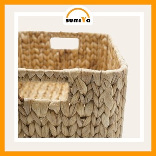 Khay lục bình, khay lục bình đa năng hình chữ nhật góc tròn dùng để trang trí nội thất, để quần áo, để đồ chơi