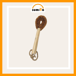 Cọ rửa chén bát xơ dừa cán gỗ, cọ xơ dừa đa năng, cọ rửa chén bằng xơ dừa tự nhiên, cọ tiện dụng