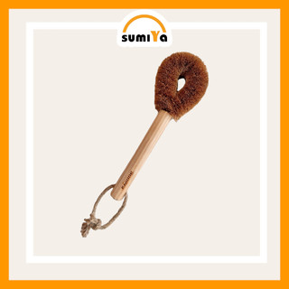 Cọ rửa chén bát xơ dừa cán gỗ, cọ xơ dừa đa năng, cọ rửa chén bằng xơ dừa tự nhiên, cọ tiện dụng