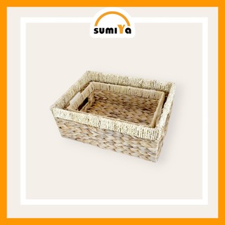 Sọc lục bình, khay lục bình đa năng viền buông dùng để trang trí nội thất, để quần áo, để đồ chơi