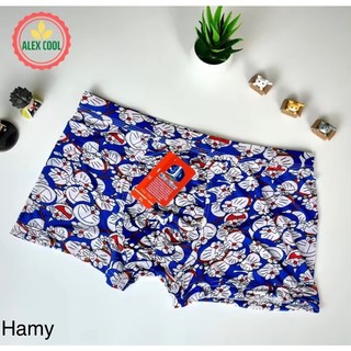 Quần Sịp Đùi Quần Lót Nam Doremon Hoạt Hình Thun Lạnh Full Viền Cao Cấp