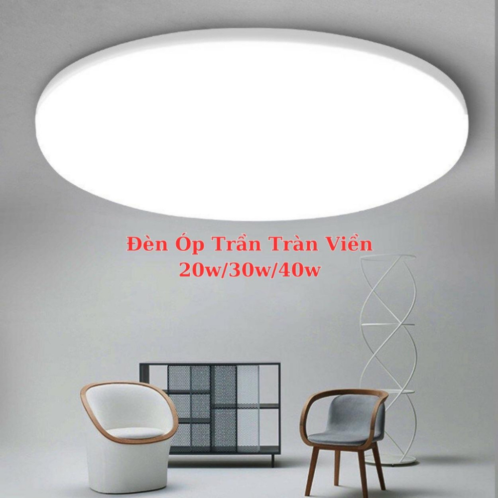 Đèn ốp trần tràn viền trang trí siêu đẹp 20w/30w/40w