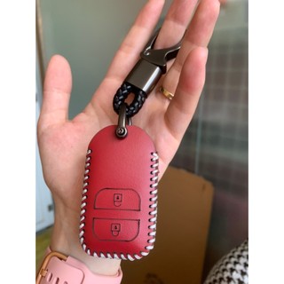 Bao da chìa khóa ô tô Honda CRV, HRV, Jazz, BRV bản G khoá 2 nút Da bò thật 100% Bảo hành 2 năm Thương hiệu Con Bò Cười