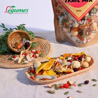 Trail Mix 10 loại Hạt và Trái cây sấy cao cấp 500g - [ LÉGUMES VIỆT NAM ]