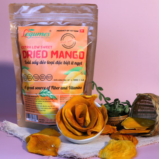 Xoài Sấy Dẻo Đặc Biệt, Ngọt Thanh, Khồng Đường, Tự Nhiên, Thơm Ngon Túi 500g - Dried Mango