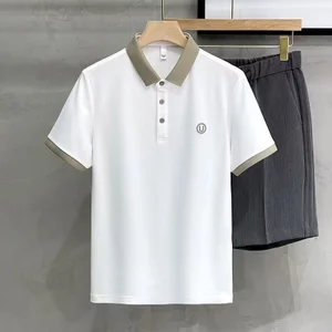 Áo Polo nam Áo thun polo nam phối màu cổ áo 6 màu trẻ trung thanh lịch