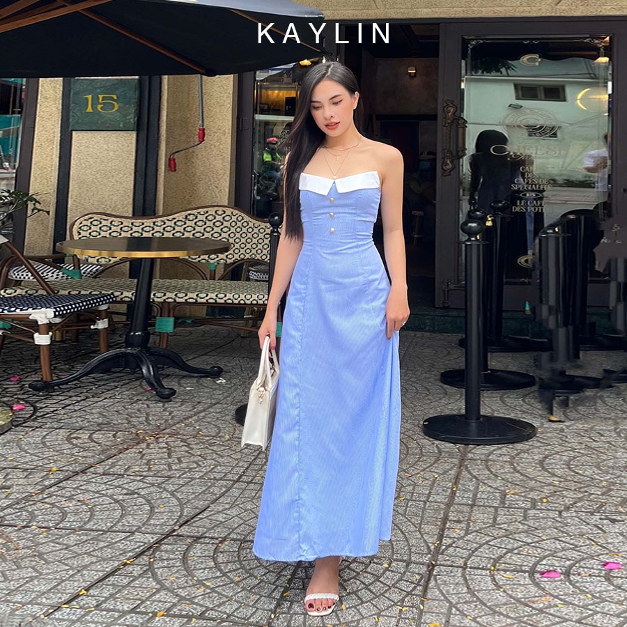 Đầm Midi cúp ngực chất Kate phom A phong cách KAYLIN – N2110
