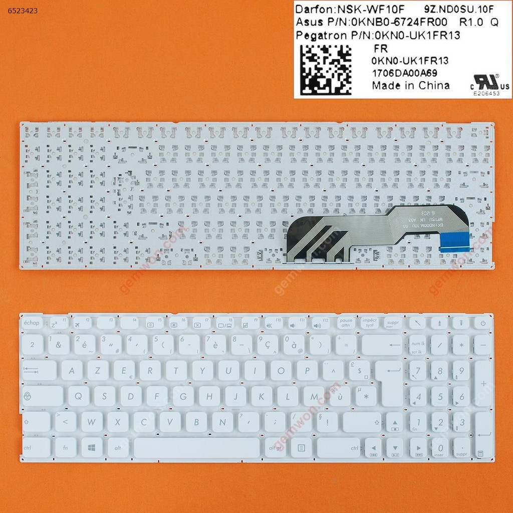 Bàn phím Asus X541 X541U X541UA X541UV X541S X541SA - KeyBoard NEW 100%