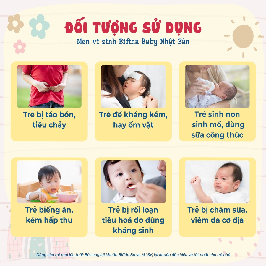 Ảnh Men vi sinh Bifina Baby Nhật Bản - Lẻ 10 và 15 gói (không có hộp)- Hỗ trợ bé ăn ngon, hấp thu tốt, hết táo bón 4