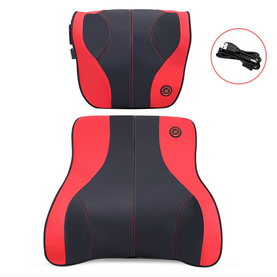 Gối Tựa Đầu Lót Lưng Cao Su Non Định Hình Massage 6 Chế Độ Nguồn USB Tiện Dụng CIND TK-015