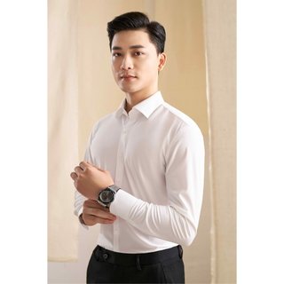 [T7_SALE 20%_HT] Áo Sơ Mi Dài Tay Knit Nhật 7SMDB302TRK/7SMDB303TRK Biluxury Chống Nhăn Chống Tia Cực Tím Kháng Khuẩn