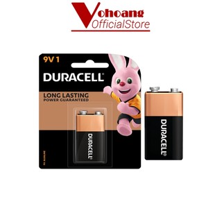 Pin vuông 9V Duracell Alkaline chống chảy dung lượng cao - Hàng chính hãng