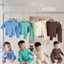 Đồ bộ bé trai và đồ bộ bé gái dài tay trẻ em TB386 - Bộ quần áo bé trai in gấu xinh QATE831