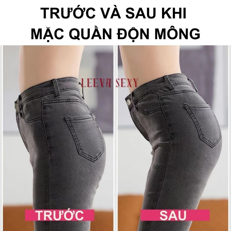 Quần độn mông đúc su nữ, quần nâng mông dạng đùi thông hơi, định hình siêu tôn dáng hàng cao cấp QL06